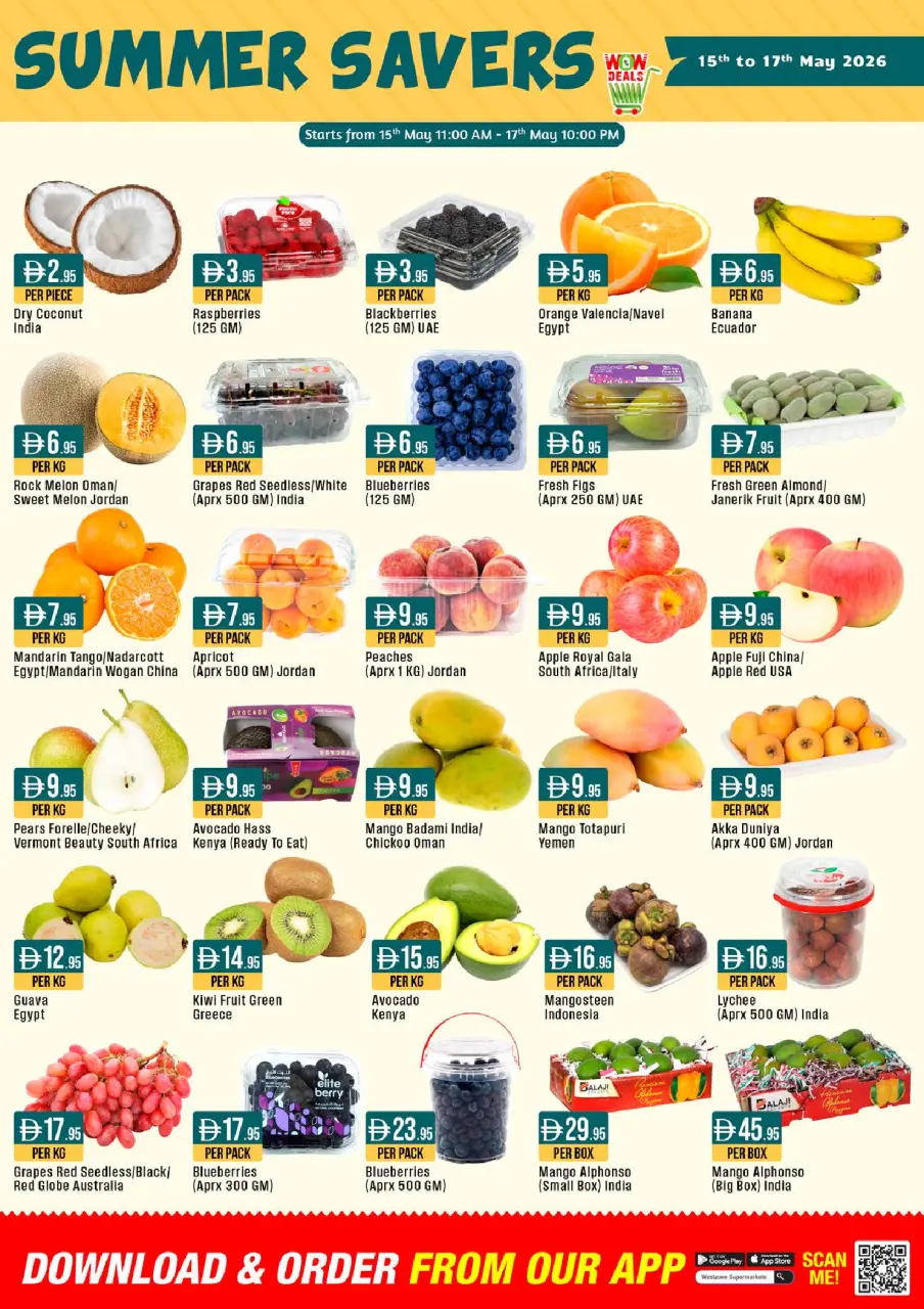 Ofertas de supermercado West Zone Emiratos Árabes Unidos de 15 a 19 mayo 2026 Ahorros de verano - supermercado West Zone - Emiratos Árabes Unidos - 15 mayo 2026 – 19 mayo 2026 - Página 12