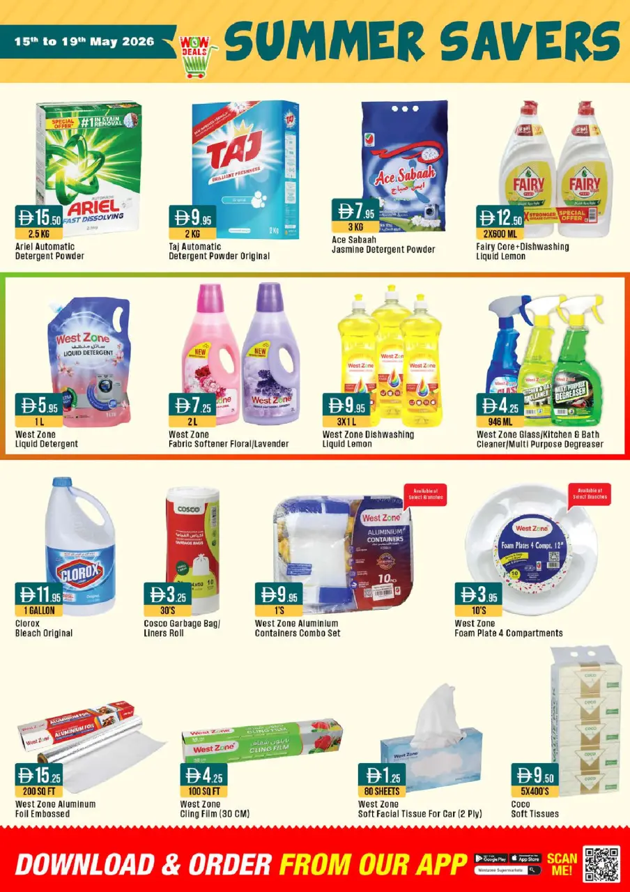 Ofertas de supermercado West Zone Emiratos Árabes Unidos de 15 a 19 mayo 2026 Ahorros de verano - supermercado West Zone - Emiratos Árabes Unidos - 15 mayo 2026 – 19 mayo 2026 - Página 9