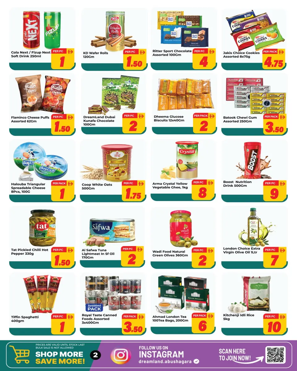 Offres supermarché Dream Land Abu Shagara de 15 à 21 mai 2026 Offres l'Aïd al-Adha - supermarché Dream Land - Émirats arabes unis - 15 mai 2026 – 21 mai 2026 - Page 2