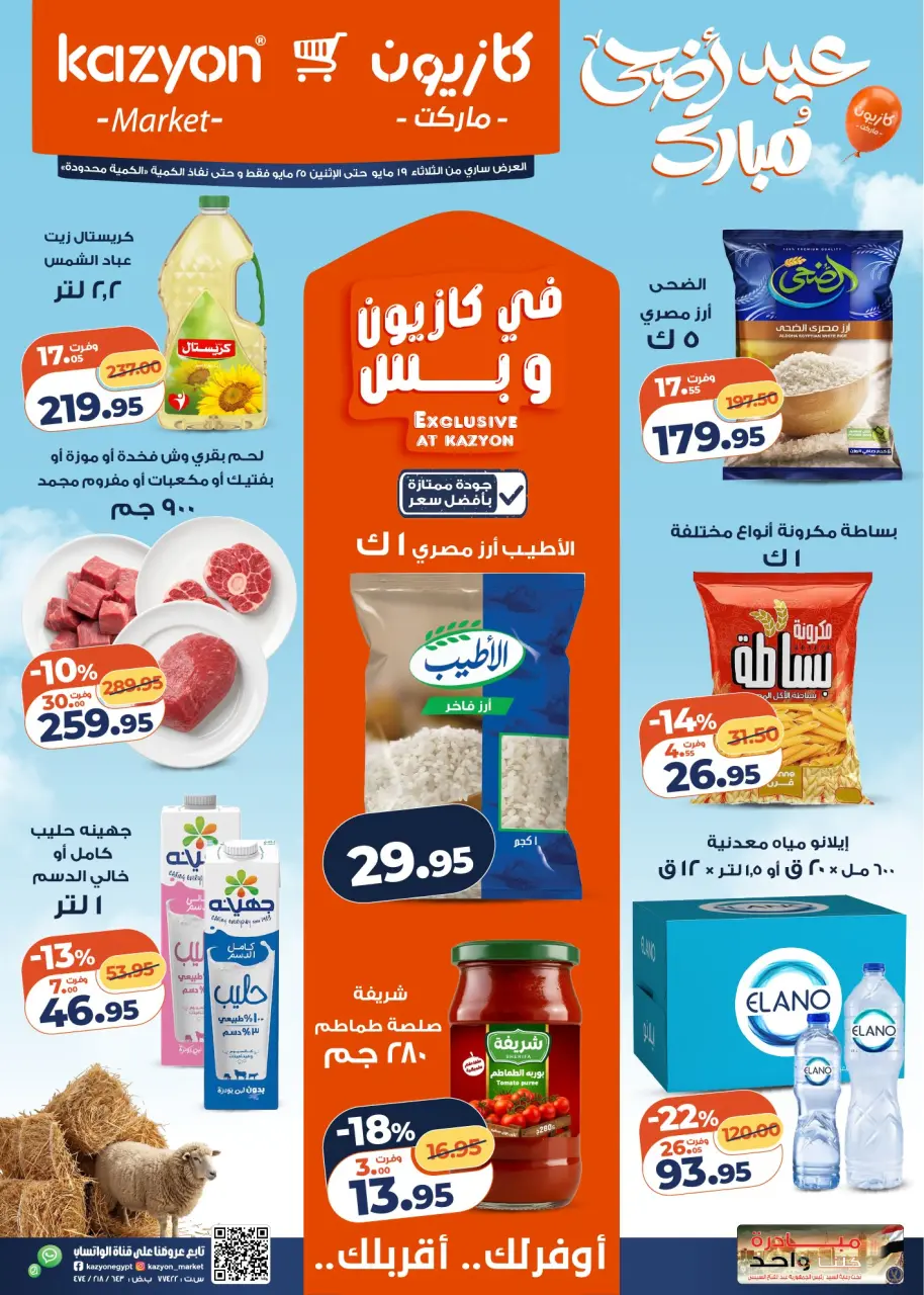 Kazyon Market Egypt offers from 19 to 25 May 2026 Tuesday offer - Page 1