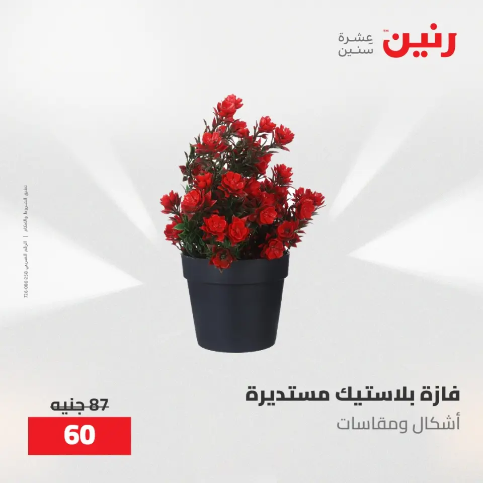 عروض رنين من ١٩ حتى ٢٠ مايو ٢٠٢٦ عروض هدايا وديكورات - صفحة 55
