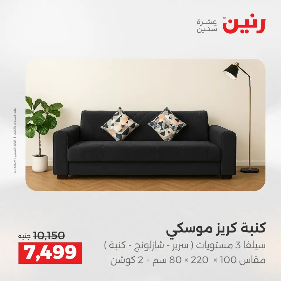 عروض رنين من ٢١ حتى ٢٥ مايو ٢٠٢٦ عروض الأثاث - صفحة 2