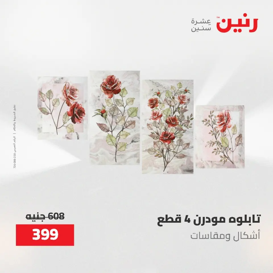 عروض رنين من ٢١ حتى ٢٣ مايو ٢٠٢٦ عروض هدايا وديكورات - صفحة 9