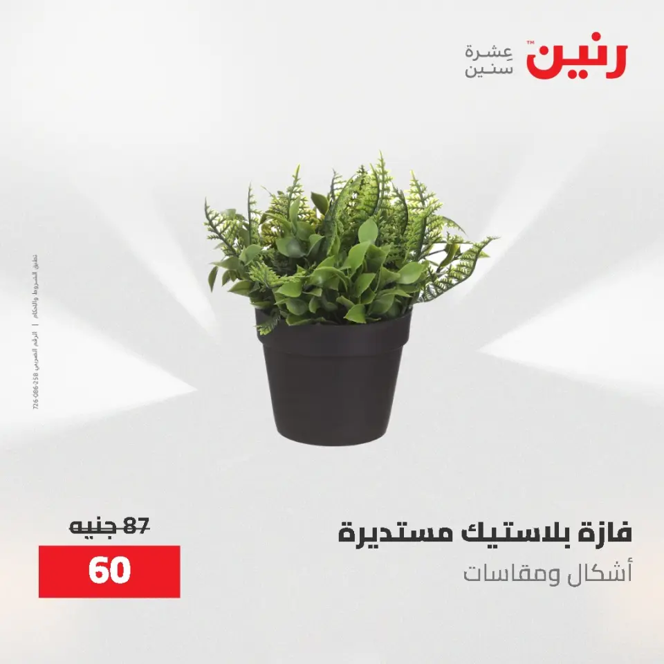 عروض رنين من ٢١ حتى ٢٣ مايو ٢٠٢٦ عروض هدايا وديكورات - صفحة 52