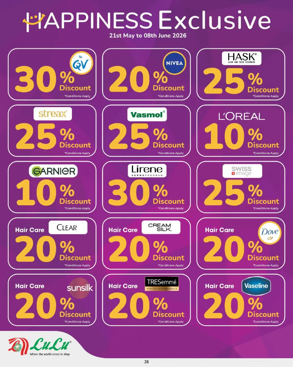 Ofertas de Lulu Bahréin de 21 mayo a 8 junio 2026 Ofertas de Beautyworld - Lulu - Bahréin - 21 mayo 2026 – 8 junio 2026 - Página 28