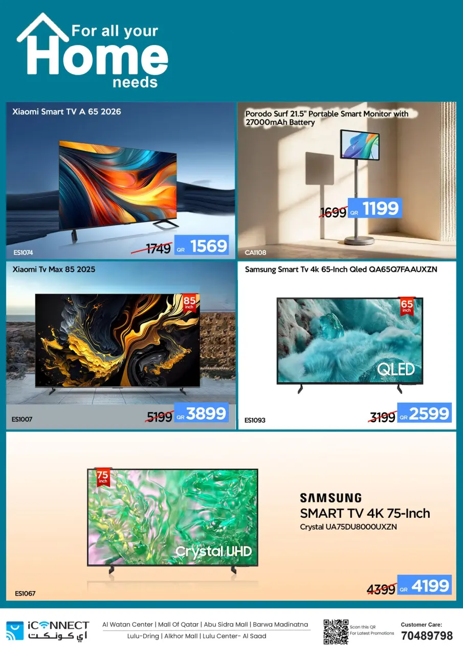 Offres IConnect Qatar de 21 à 27 mai 2026 Super offres sur les appareils électroménagers - IConnect - Qatar - 21 mai 2026 – 27 mai 2026 - Page 7