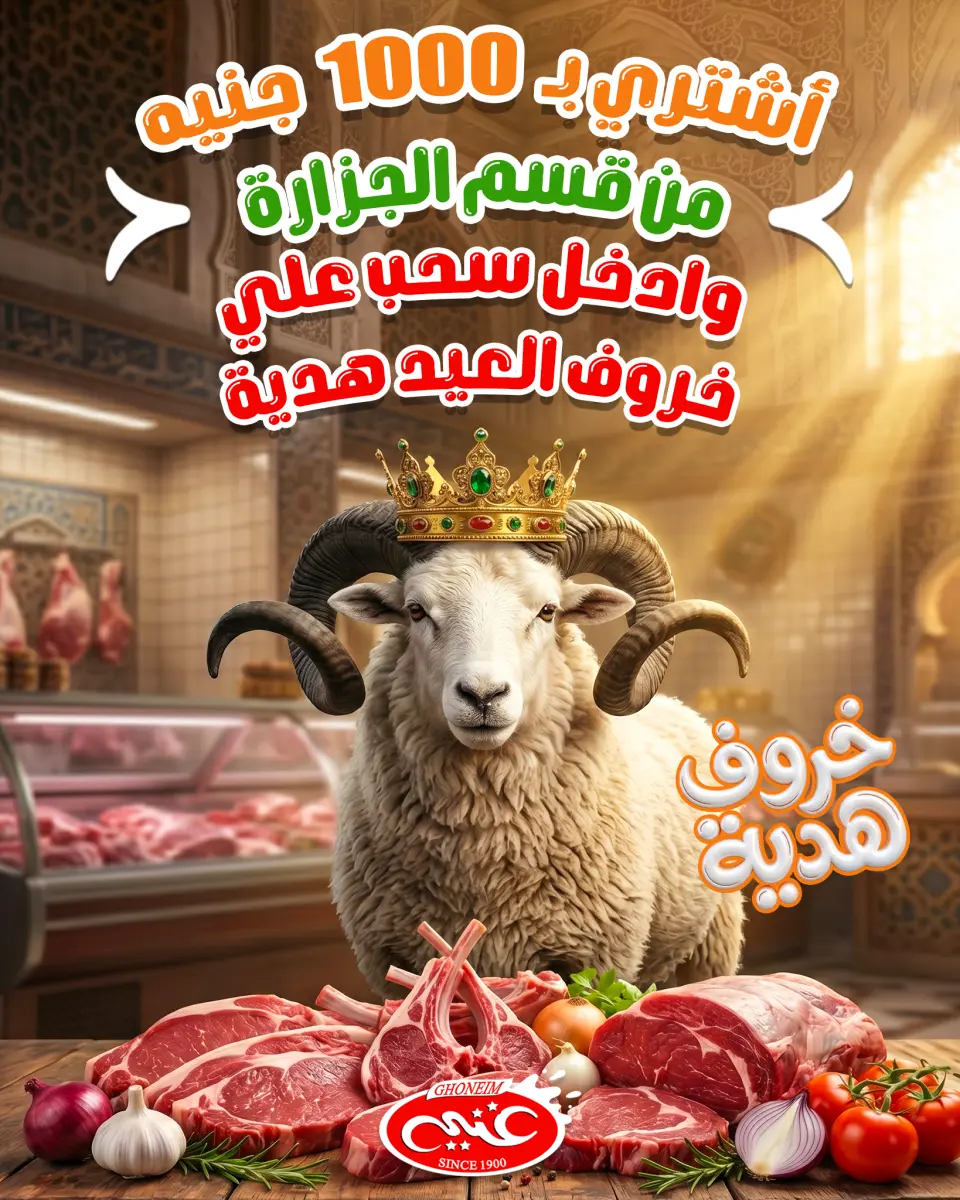 عروض غنيم ماركت من ٢٢ حتى ٣٠ مايو ٢٠٢٦ عروض عيد أضحي مبارك - غنيم ماركت - مصر - 22 مايو 2026 – 30 مايو 2026 - صفحة 6