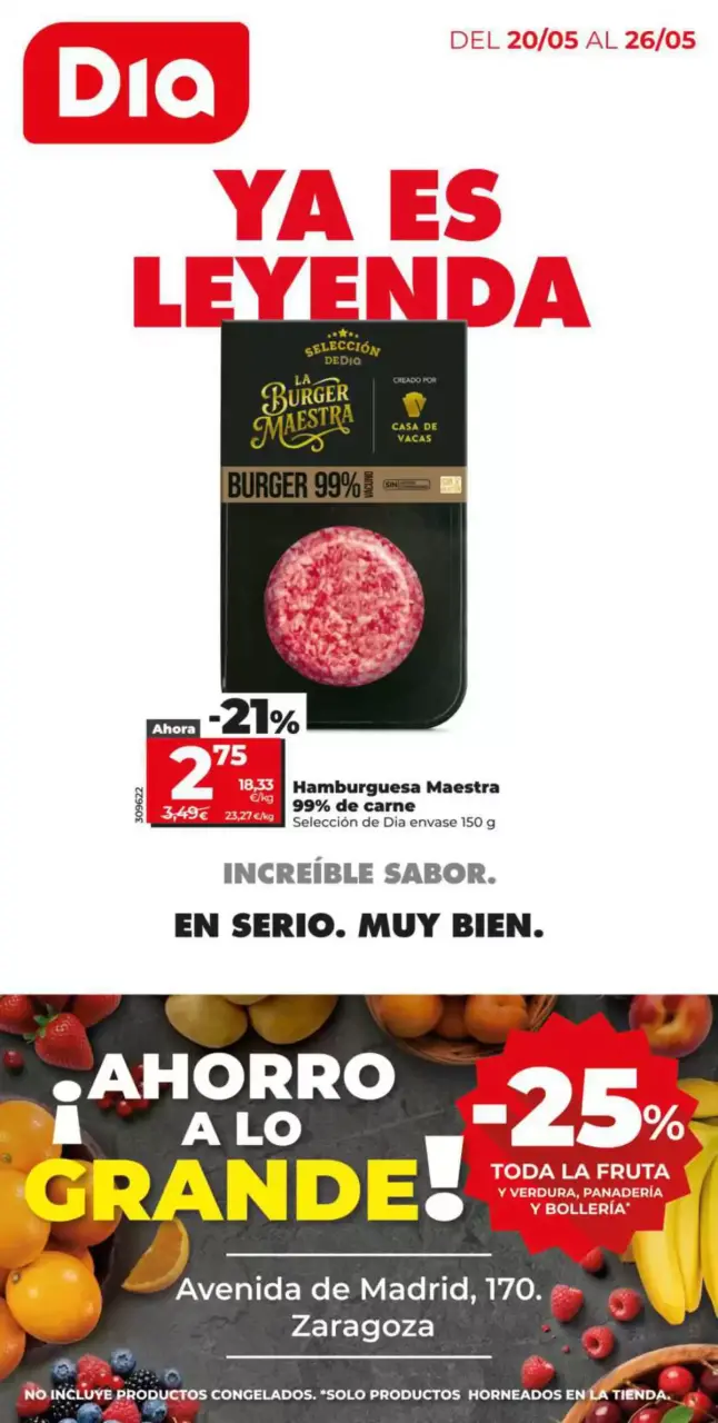 Offres Dia Espagne de 20 à 26 mai 2026 Économisez sur les offres importantes - Dia - Espagne - 20 mai 2026 – 26 mai 2026 - Page 1