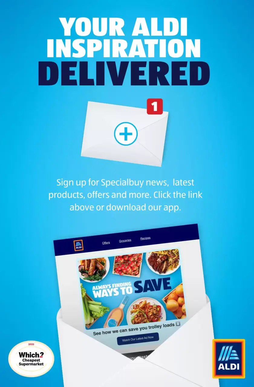 Ofertas de ALDI Reino Unido de 21 a 31 mayo 2026 Gran oferta para todos los clientes - Página 21
