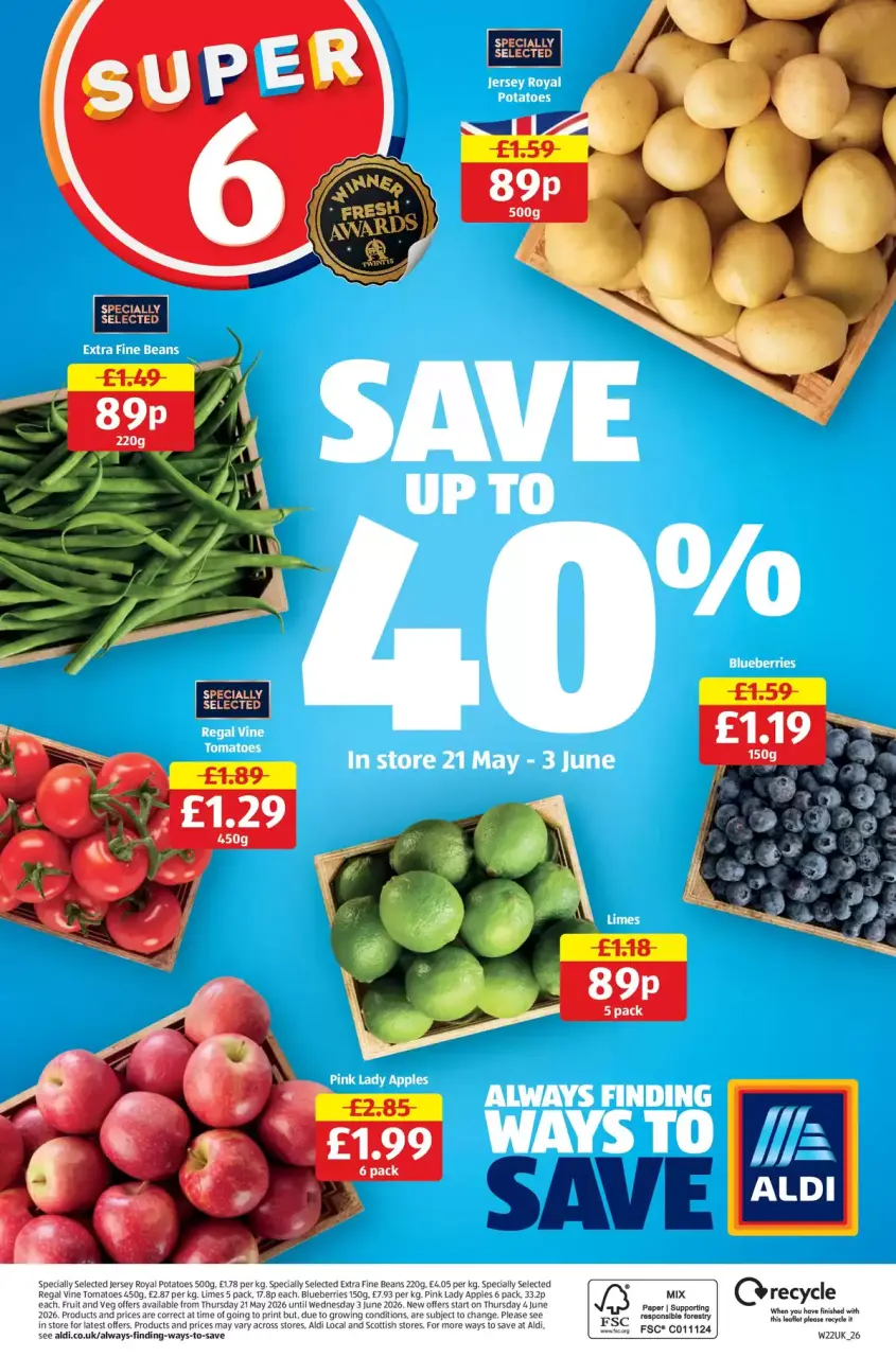 Ofertas de ALDI Reino Unido de 21 a 31 mayo 2026 Gran oferta para todos los clientes - Página 20