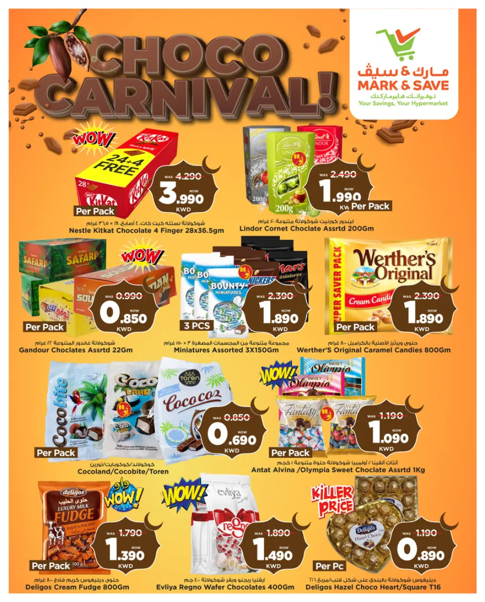 Offres Mark & Save Fahaheel, Jlyb de 25 à 31 mai 2026 Carnaval du chocolat - Page 2