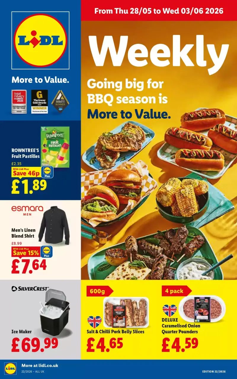 Lidl United Kingdom offers from 28 May to 3 June 2026 Weekly offers - Lidl - United Kingdom - 28 May 2026 – 3 June 2026 - Page 1