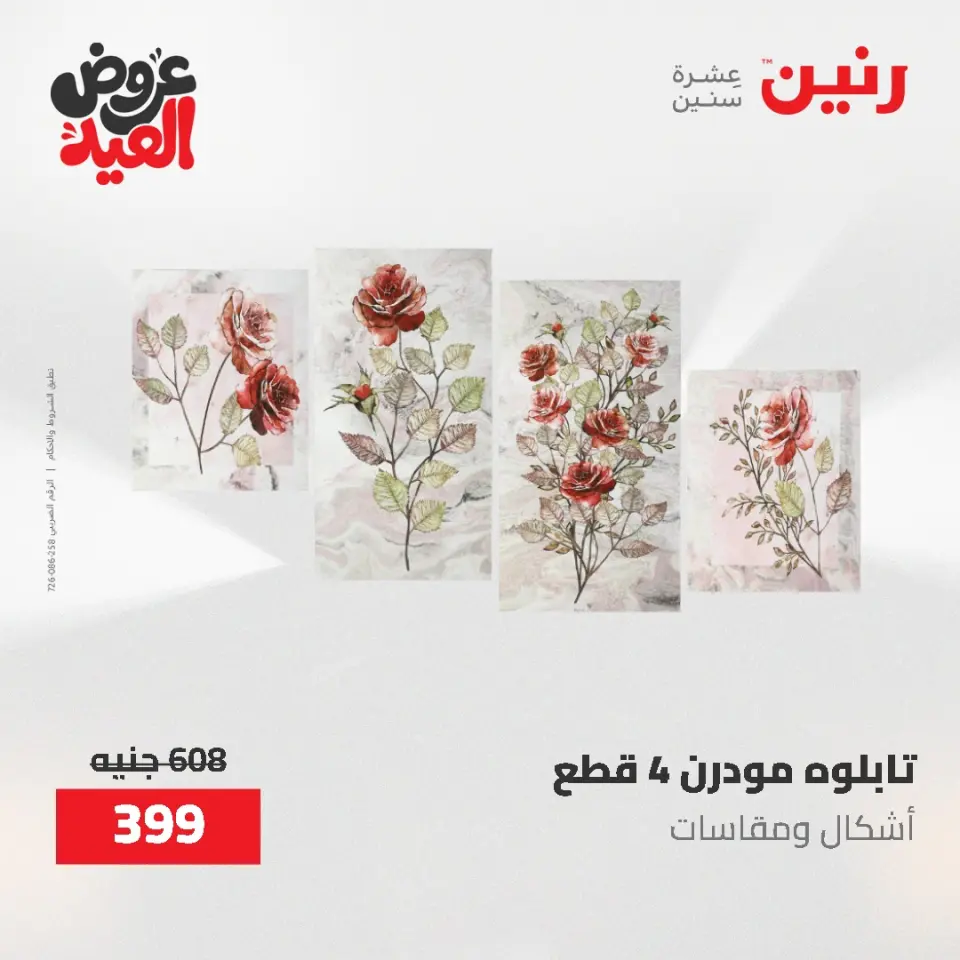 عروض رنين من ٢٨ مايو حتى ١ يونيو ٢٠٢٦ عروض هدايا وديكورات - صفحة 9