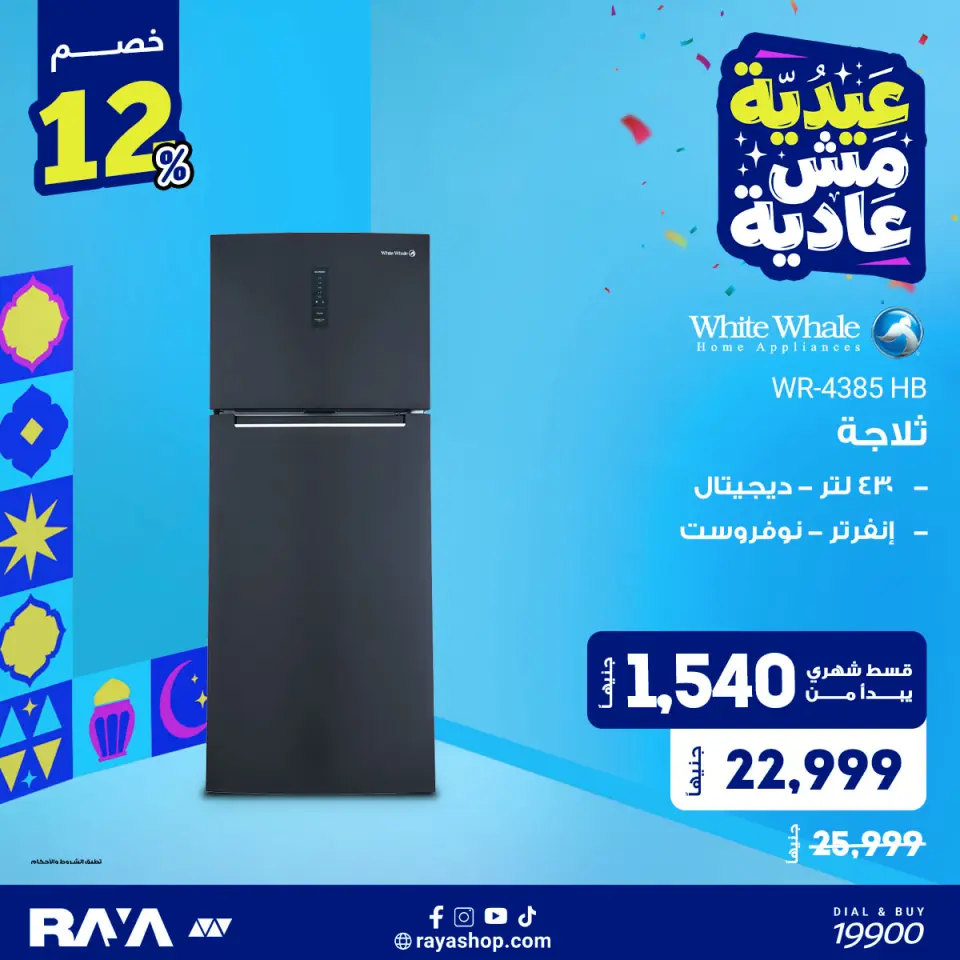 Raya Shop Egypt offers from 31 May to 6 June 2026 Refrigerator Offers - Page 6