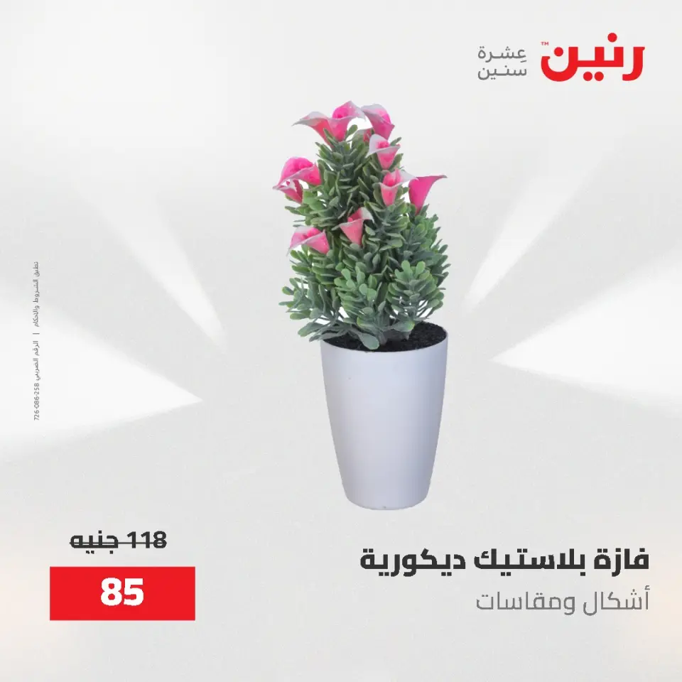 عروض رنين من ٢ حتى ٣ يونيو ٢٠٢٦ عروض هدايا وديكورات - صفحة 54