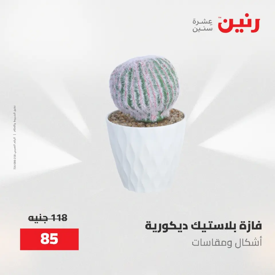 عروض رنين من ٢ حتى ٣ يونيو ٢٠٢٦ عروض هدايا وديكورات - صفحة 57