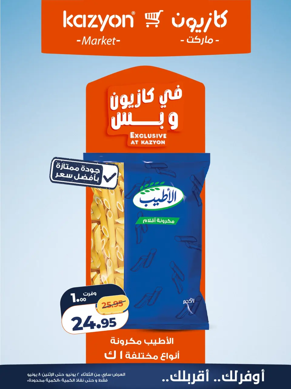 Kazyon Market Egypt offers from 2 to 8 June 2026 Tuesday offer - Page 9