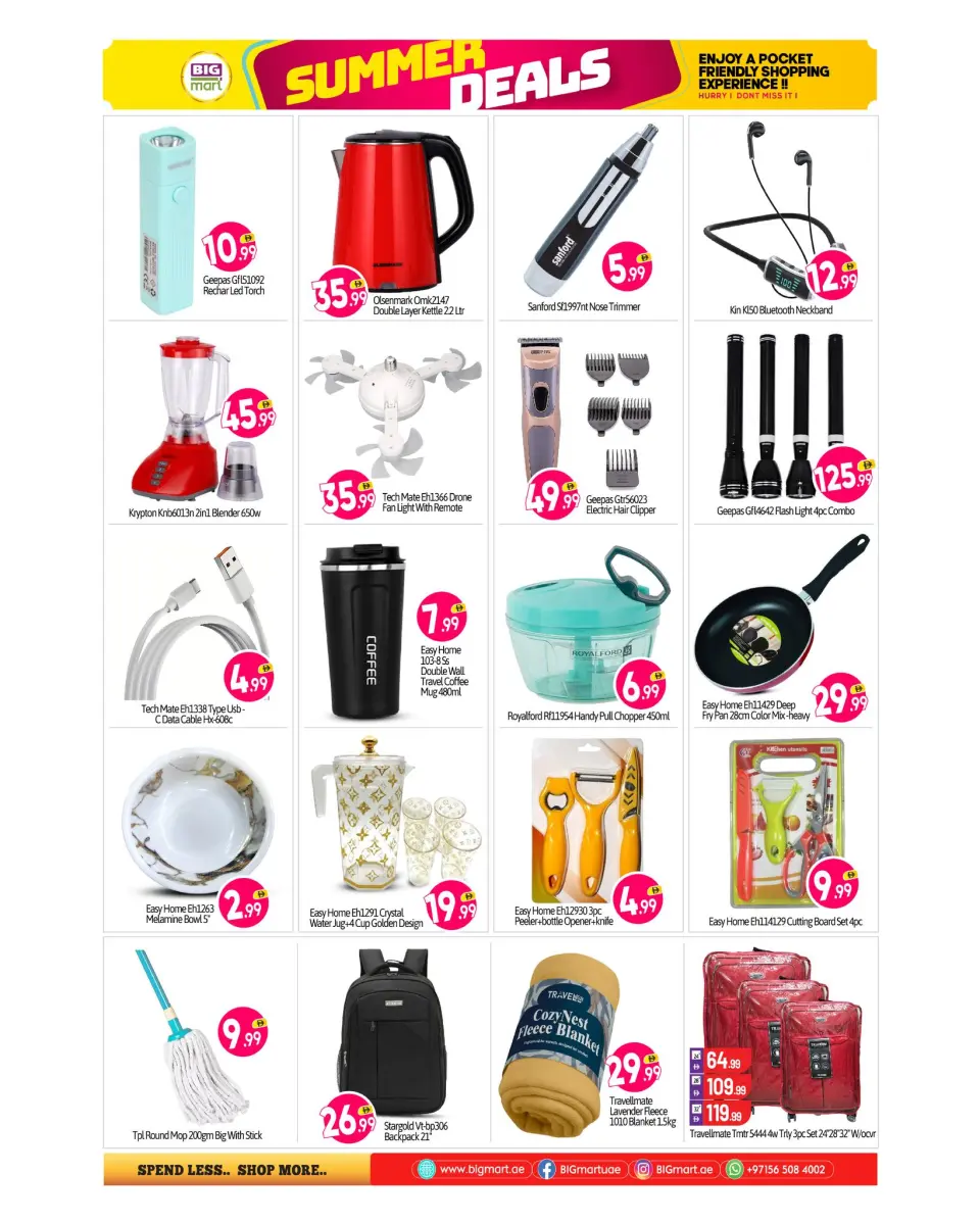 BIGmart offers in Almsfh, Bada Zayed from 4 to 7 June 2026 Summer Deals - BIGmart - UAE - 4 June 2026 – 7 June 2026 - Page 11