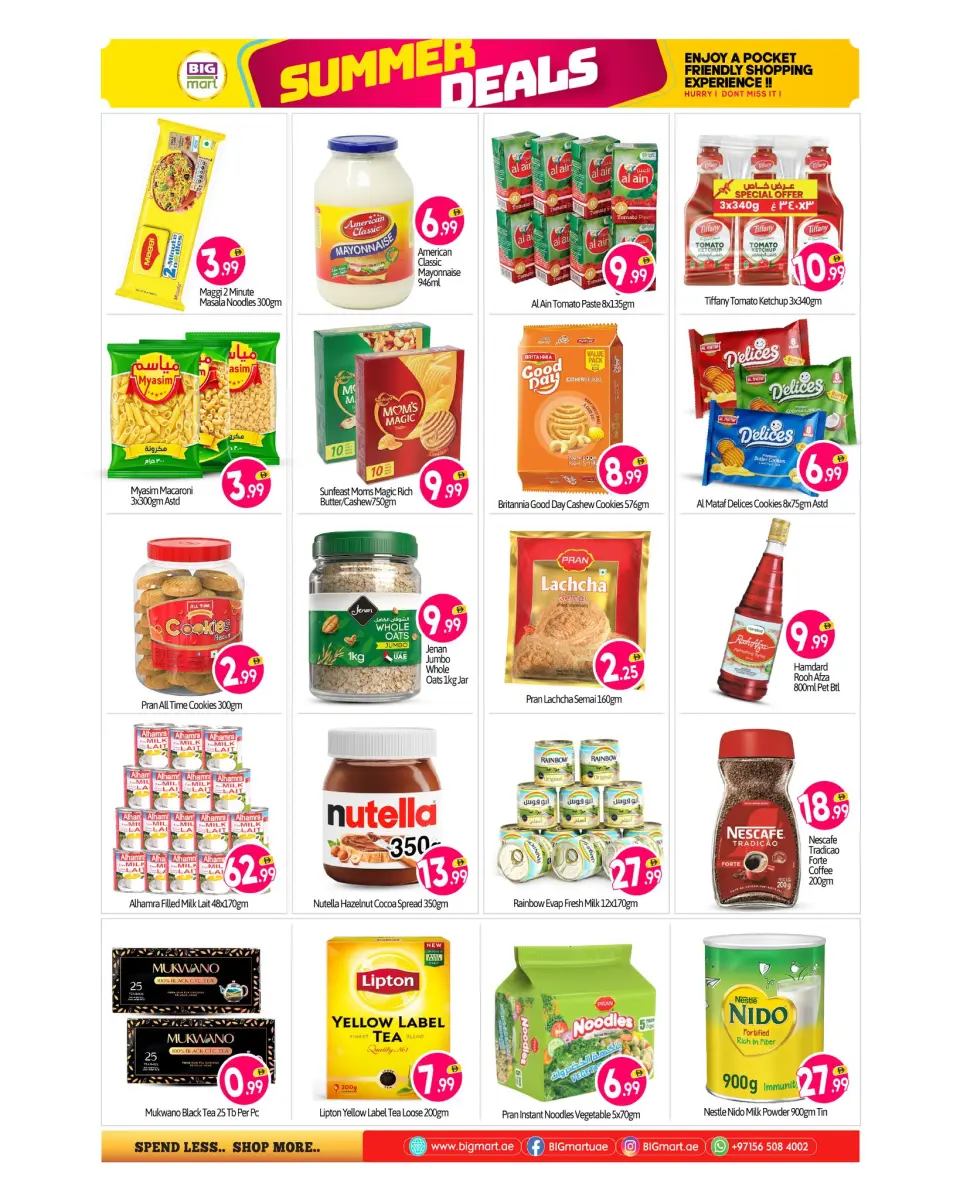 BIGmart offers in Almsfh, Bada Zayed from 4 to 7 June 2026 Summer Deals - BIGmart - UAE - 4 June 2026 – 7 June 2026 - Page 7