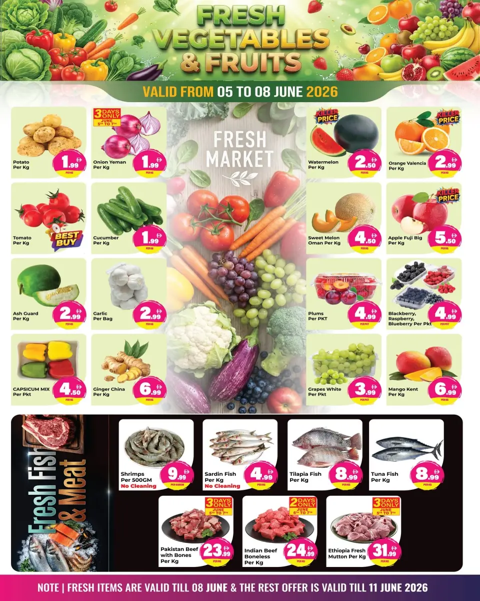 Offres supermarché Dream Land Abu Shagara de 5 à 11 juin 2026 Offres majeures - supermarché Dream Land - Émirats arabes unis - 5 juin 2026 – 11 juin 2026 - Page 8