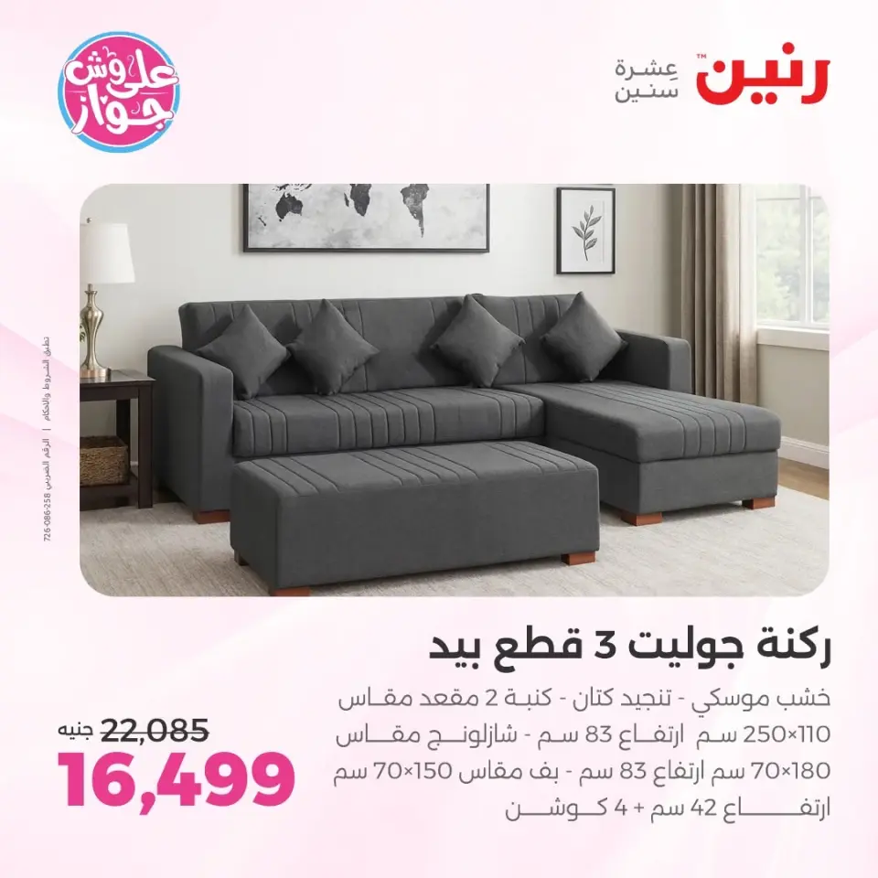 عروض رنين من ١١ حتى ١٣ يونيو ٢٠٢٦ عروض أثاث يكمل فرحتك - صفحة 6