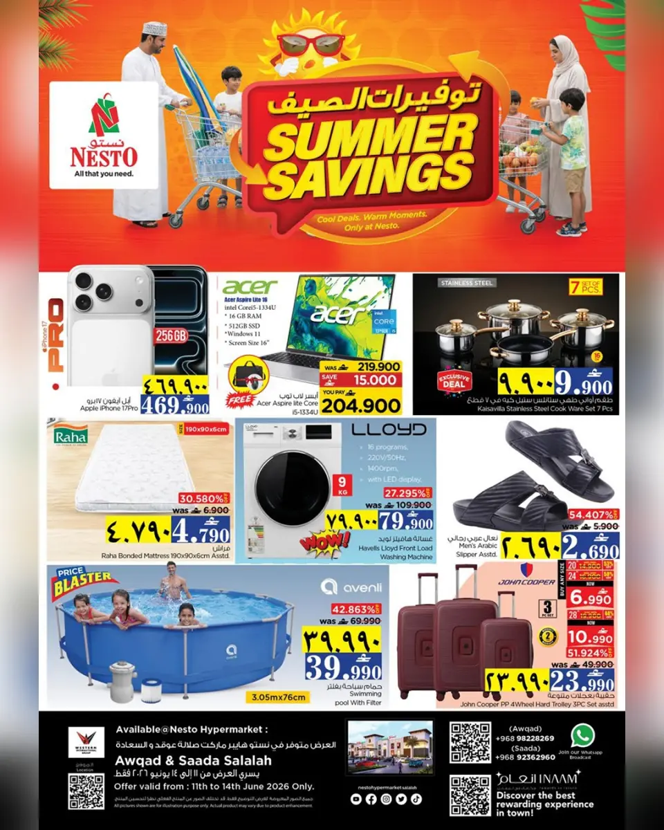 Nesto offers in Salalah from 11 to 14 June 2026 Summer savings - Page 7