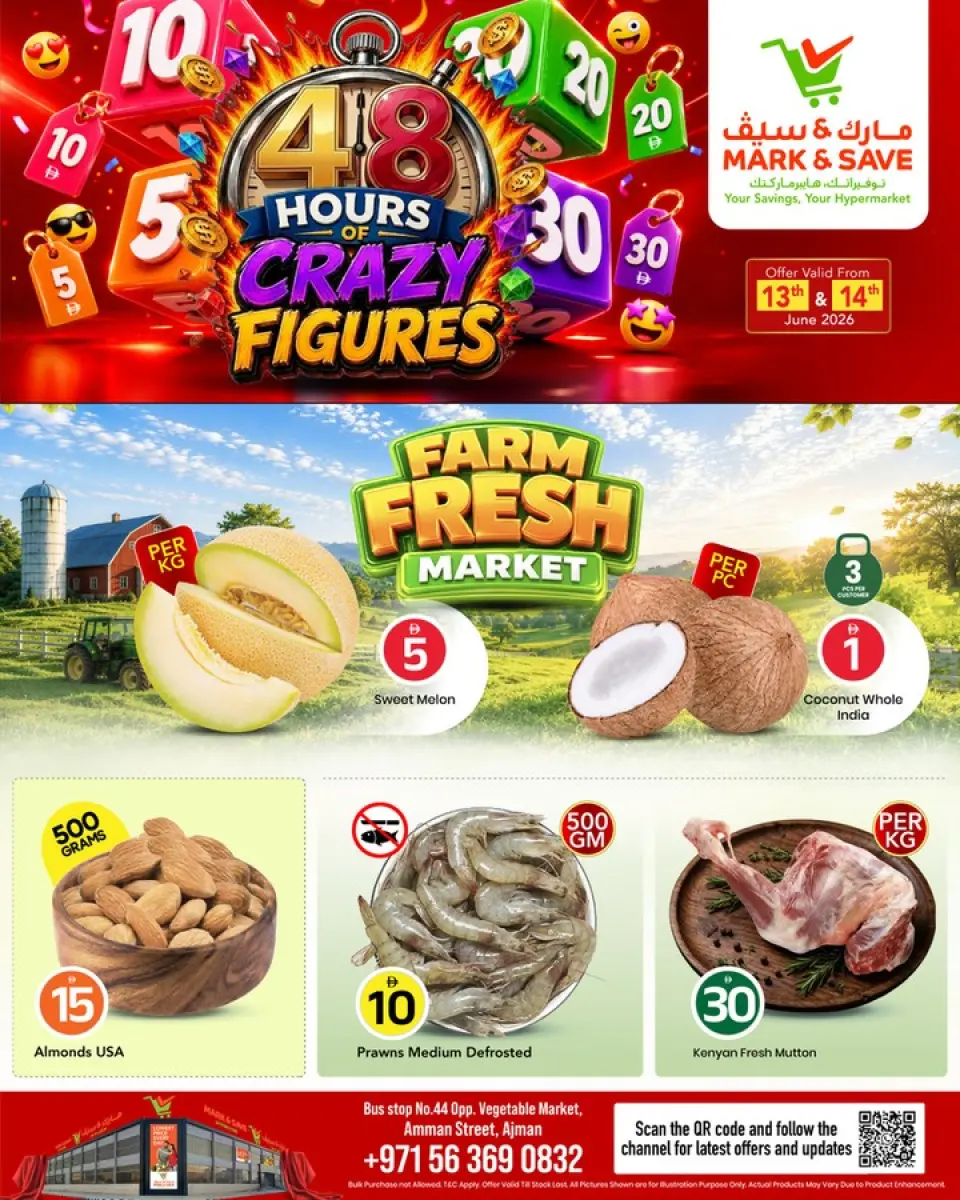Mark & Save offers in Ajman from 13 to 14 June 2026 Crazy Numbers Offers - Mark & Save - UAE - 13 June 2026 – 14 June 2026 - Page 2