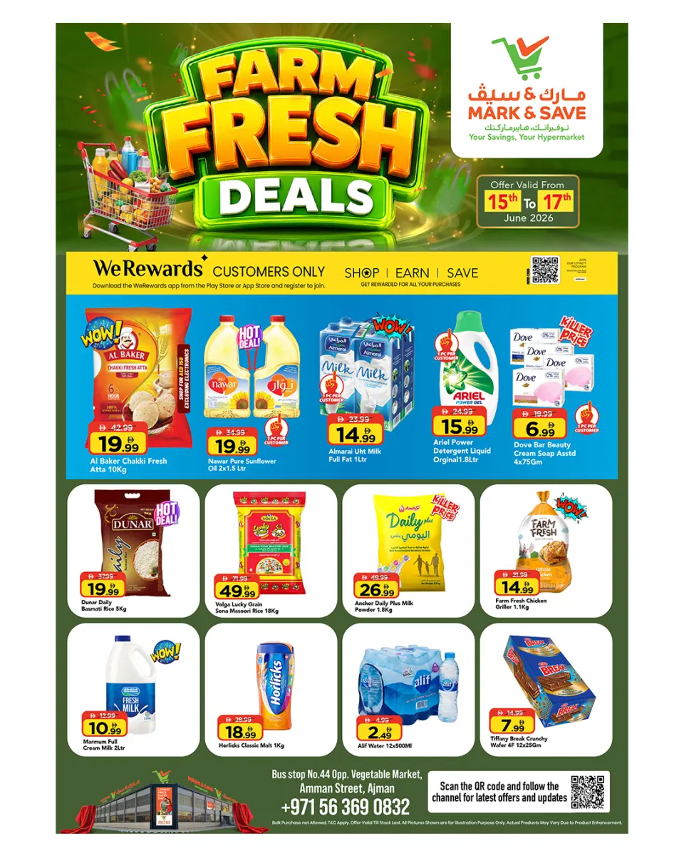 Mark & Save offers in Ajman from 15 to 17 June 2026 Fresh Deals - Mark & Save - UAE - 15 June 2026 – 17 June 2026 - Page 1