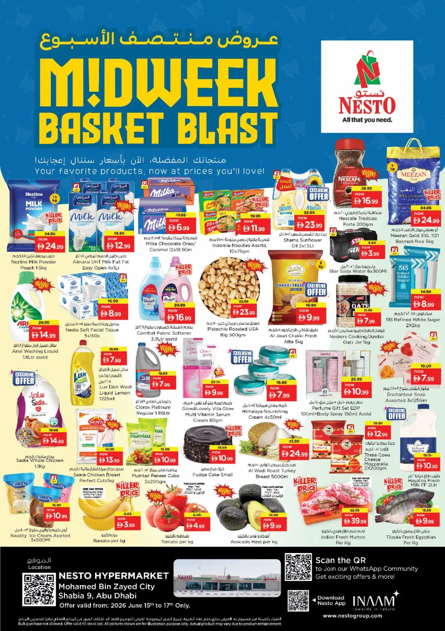 Nesto offers in Bada Zayed from 15 to 17 June 2026 Unlimited offers - Nesto - UAE - 15 June 2026 – 17 June 2026 - Page 1