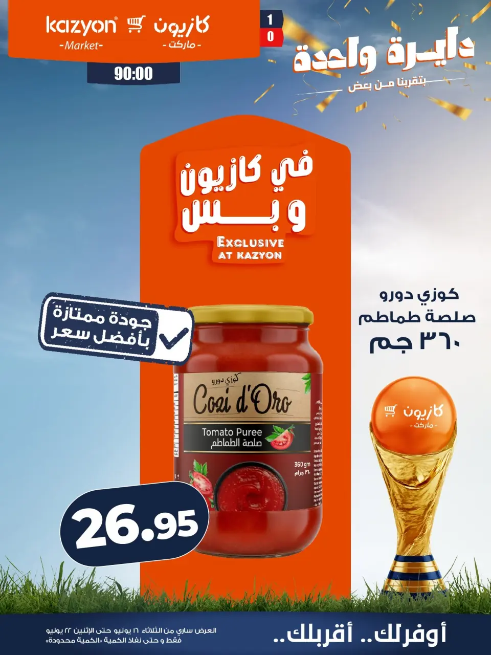 Kazyon Market Egypt offers from 16 to 22 June 2026 Tuesday offer - Page 9