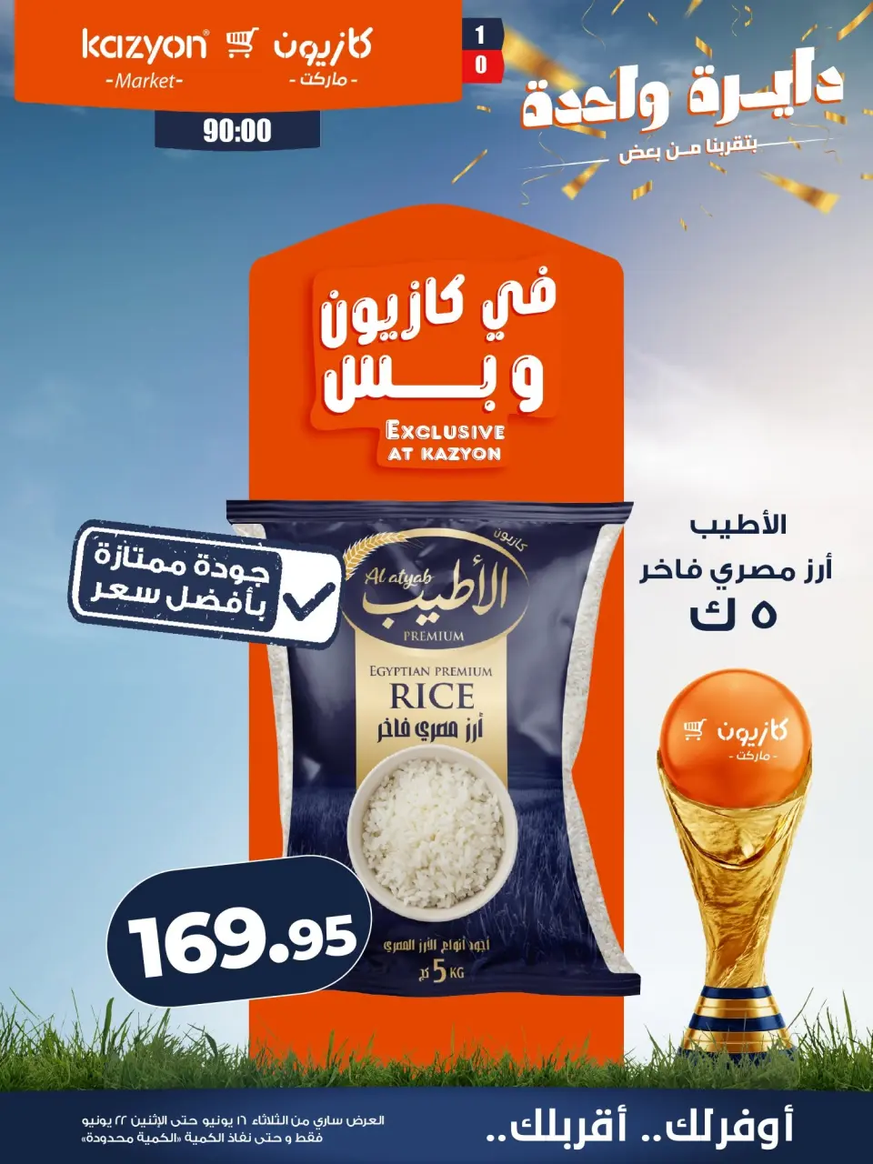 Kazyon Market Egypt offers from 16 to 22 June 2026 Tuesday offer - Page 7