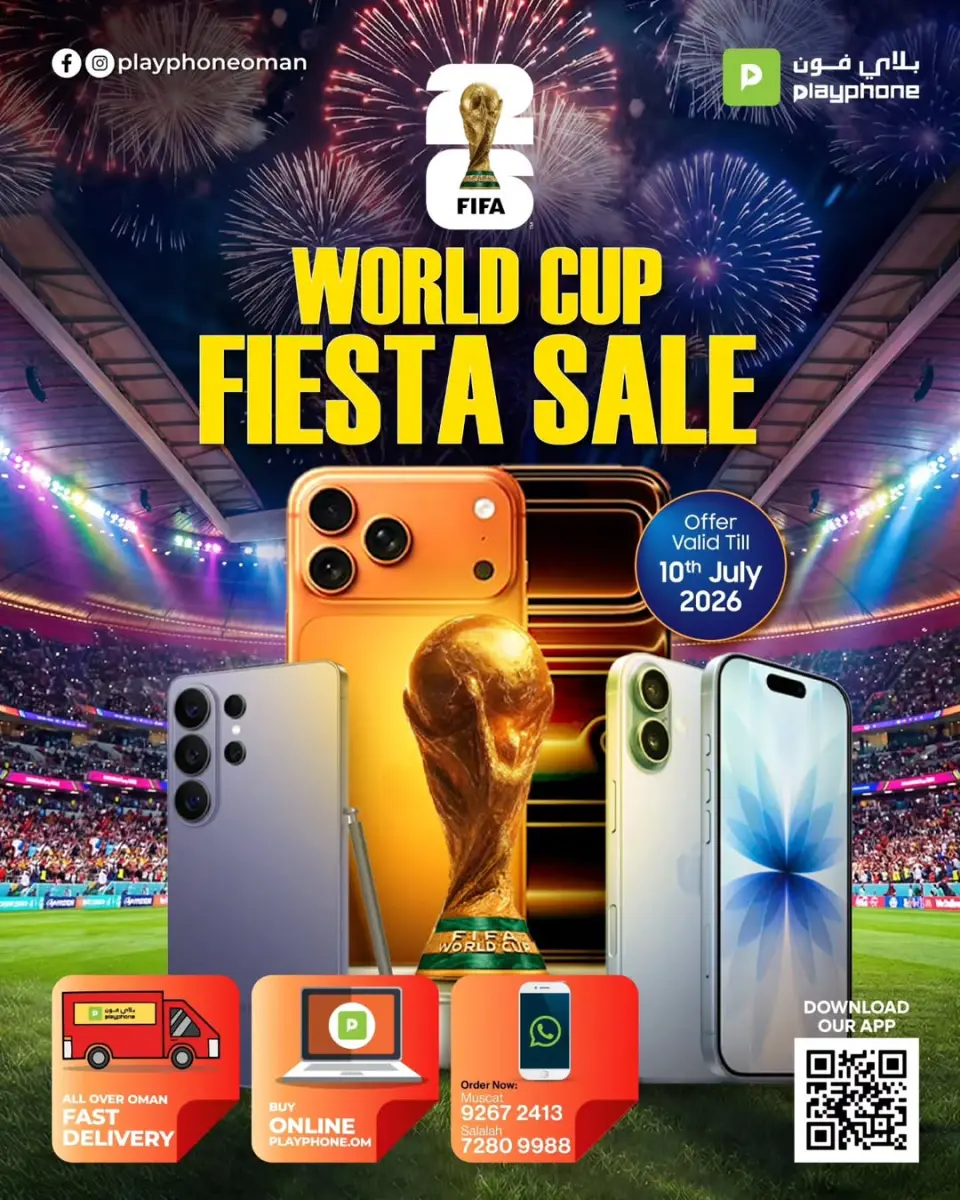 Ofertas de Play Phone Oman de 18 junio a 10 julio 2026 Ofertas de la Copa del Mundo - Play Phone - Oman - 18 junio 2026 – 10 julio 2026 - Página 1