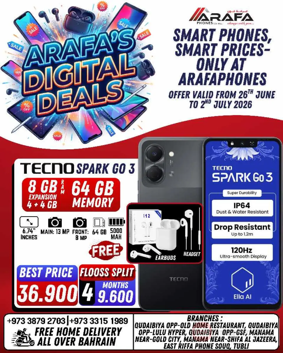 Ofertas de Teléfonos Arafa Bahréin de 26 junio a 2 julio 2026 DIGI SAVERS - Teléfonos Arafa - Bahréin - 26 junio 2026 – 2 julio 2026 - Página 20