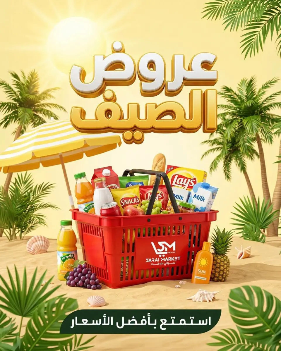 Sarai Market Egypt offers from 28 June to 4 July 2026 Summer Deals - Sarai Market - Egypt - 28 June 2026 – 4 July 2026 - Page 1