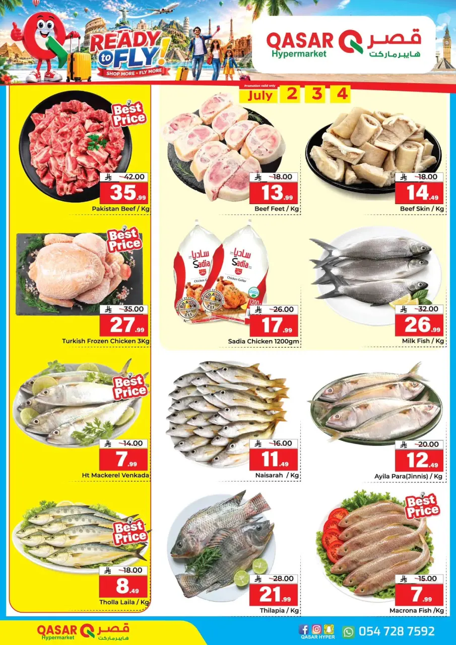 Ofertas de QASAR Hipermercados Arabia Saudita de 15 a 26 Muharram 1448 AH (1 – 12 julio 2026) Ofertas listas para volar - Página 10