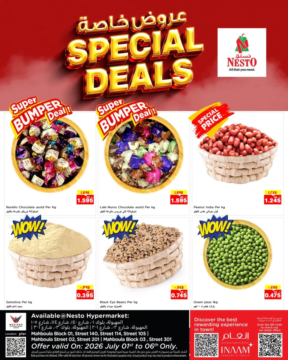 Nesto Hypermarkets Kuwait offers from 1 to 6 July 2026 Special Offers - Nesto - Kuwait - 1 July 2026 – 6 July 2026 - Page 1