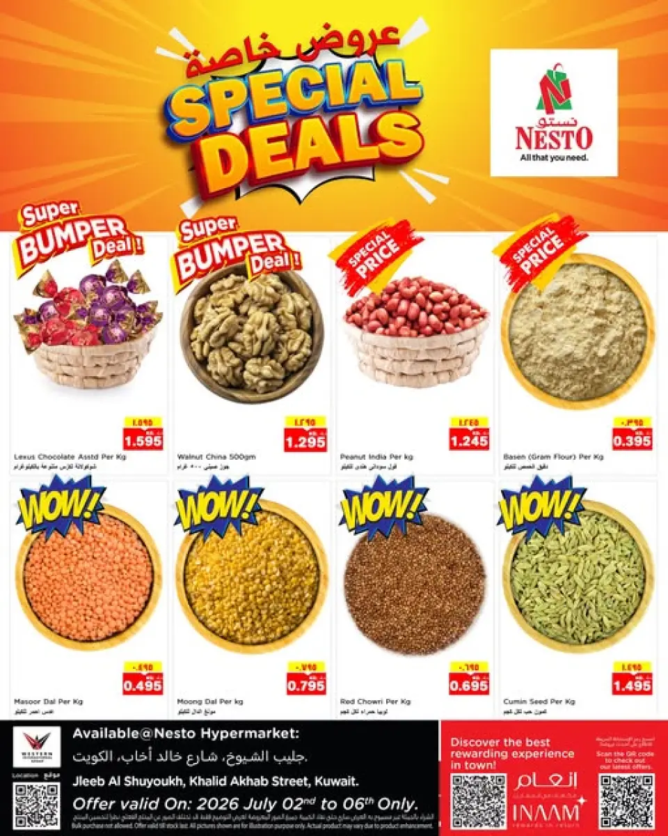 Nesto Hypermarkets Kuwait offers from 2 to 6 July 2026 Special Offers - Nesto - Kuwait - 2 July 2026 – 6 July 2026 - Page 1