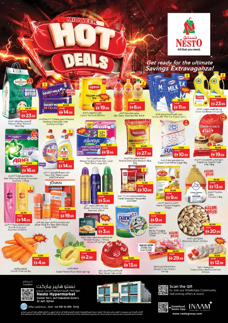 Ofertas de Nesto Al Jurf de 6 a 8 julio 2026 Ofertas Candentes - Nesto - Emiratos Árabes Unidos - 6 julio 2026 – 8 julio 2026 - Página 1