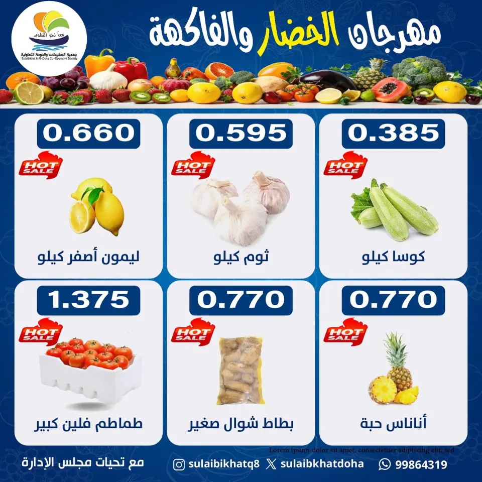 عروض جمعية الصليبخات والدوحة الاثنين ١٣ يوليو ٢٠٢٦ مهرجان الخضار والفاكهة - صفحة 4