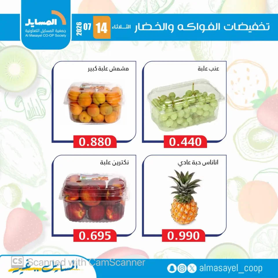Al Masayel co-op offers Tuesday 14 July 2026 Vegetable and fruit offers - Page 5