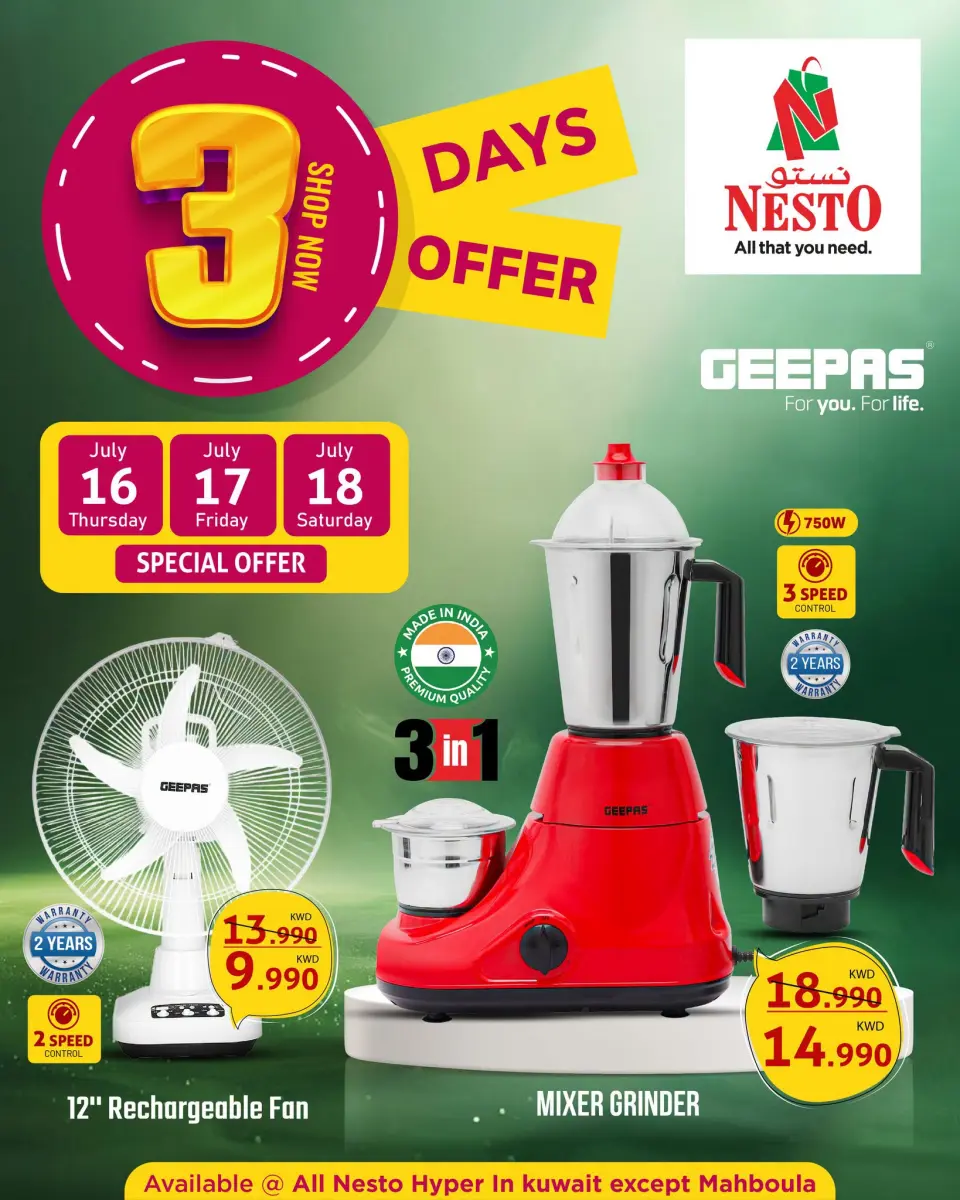 Ofertas de Nesto Hipermercados Almrqab de 15 a 20 julio 2026 Ofertas de Value Vault - Página 12