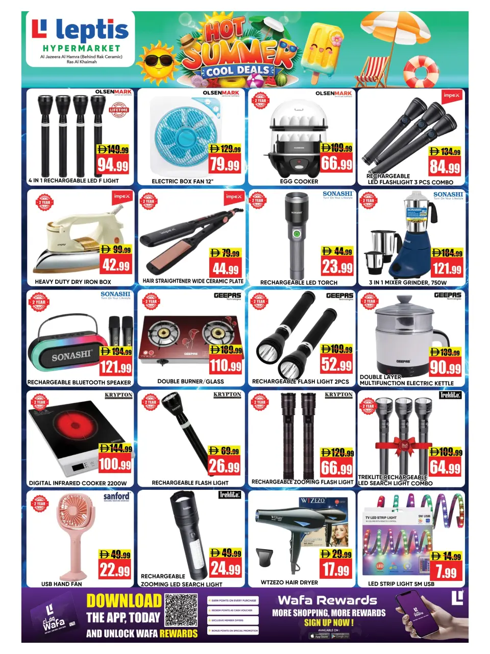 Offres Hypermarché Leptis Ras Al Khaimah de 16 à 19 juillet 2026 Offres d'été - Hypermarché Leptis - Émirats arabes unis - 16 juillet 2026 – 19 juillet 2026 - Page 11