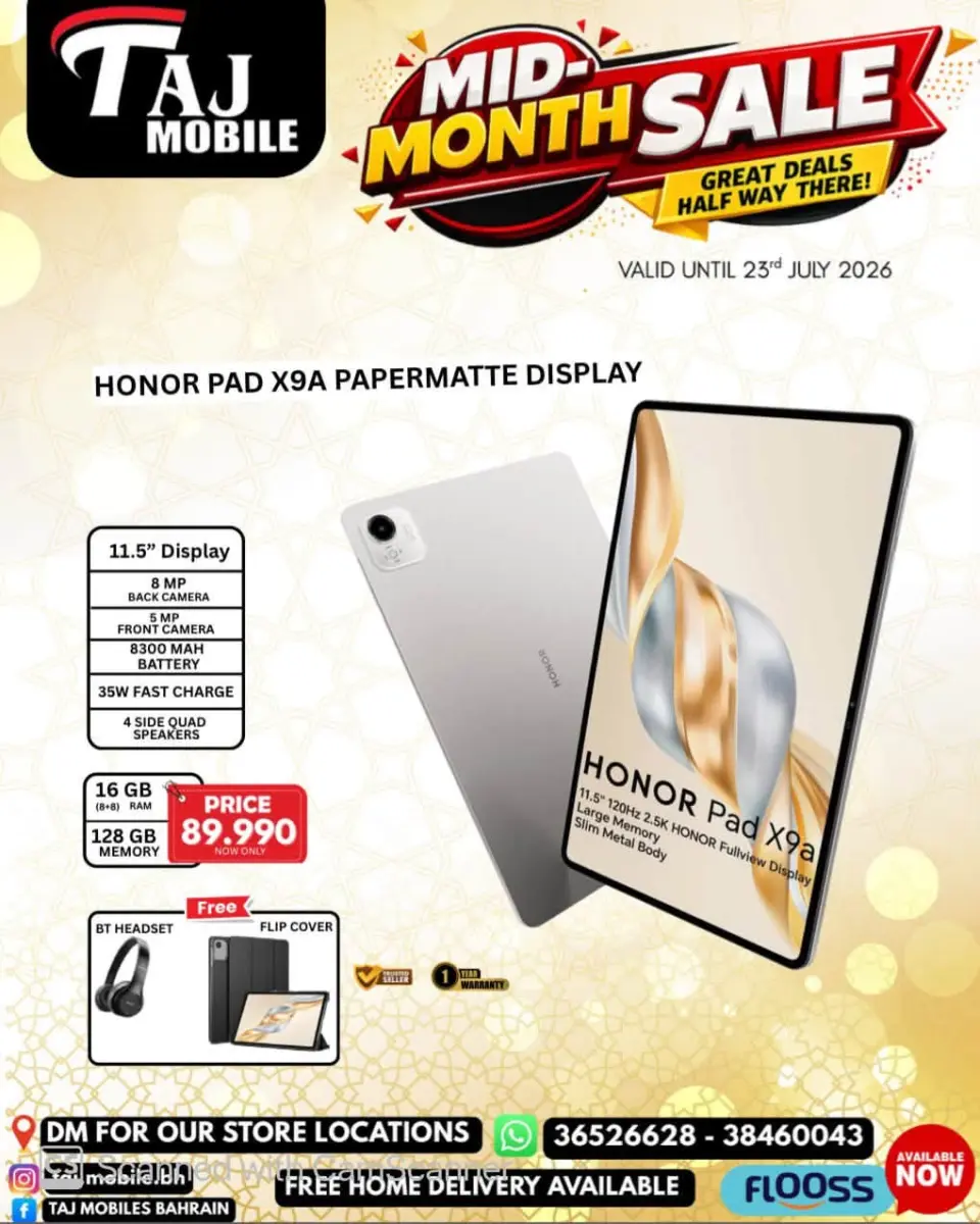 Ofertas de Taj Móviles Bahréin de 18 a 23 julio 2026 Ofertas a mitad de mes - Taj Móviles - Bahréin - 18 julio 2026 – 23 julio 2026 - Página 46