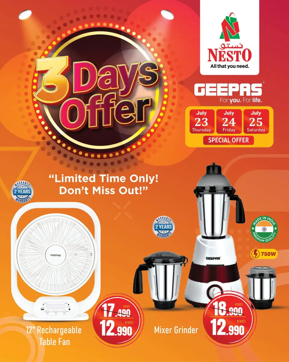 Nesto offers in Almrqab from 22 to 27 July 2026 MiA MiA PRiCES - Page 13