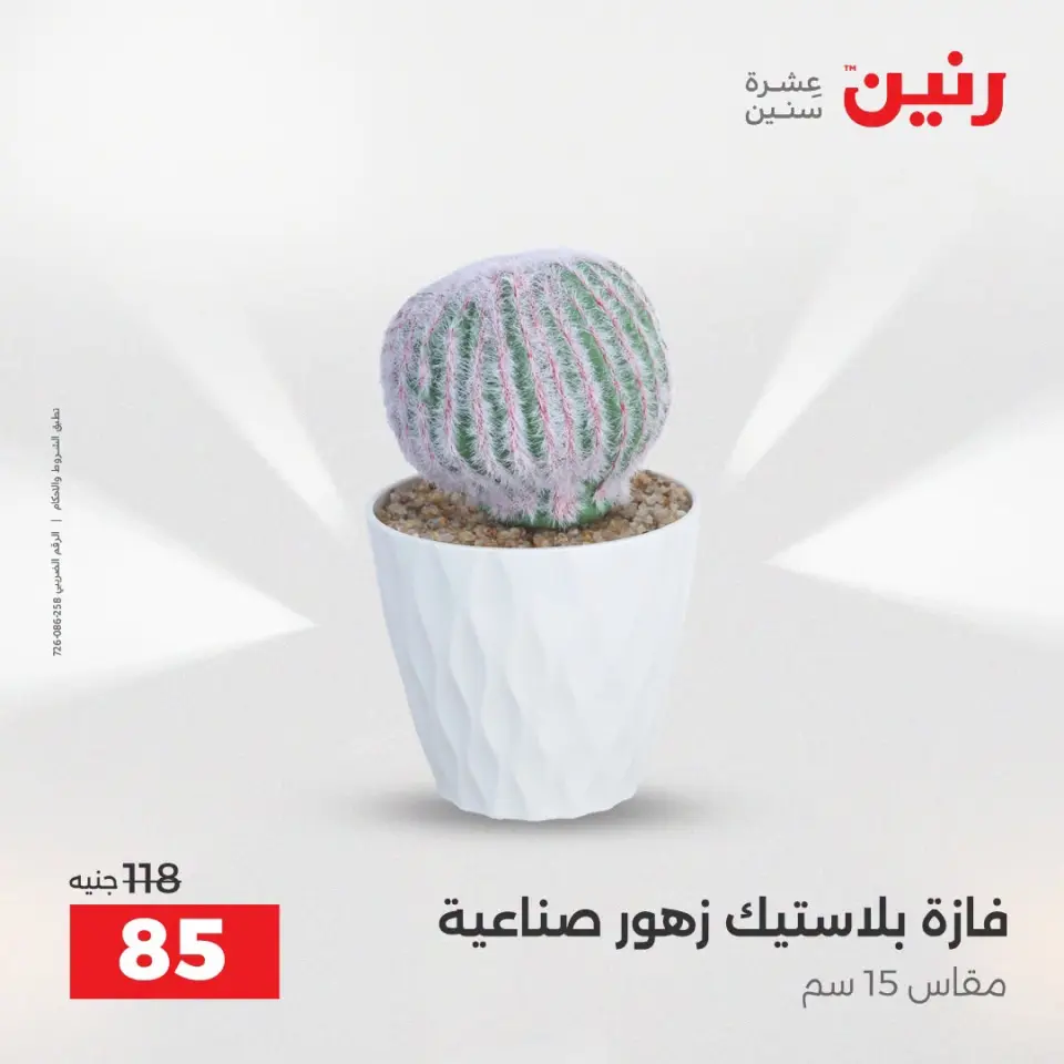 عروض رنين من ١٣ حتى ١٥ أغسطس ٢٠٢٦ عروض هدايا وديكورات - صفحة 62