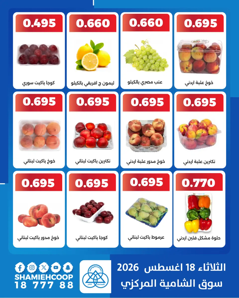Shamieh coop offers Tuesday 18 August 2026 Vegetable and fruit offers - Page 3