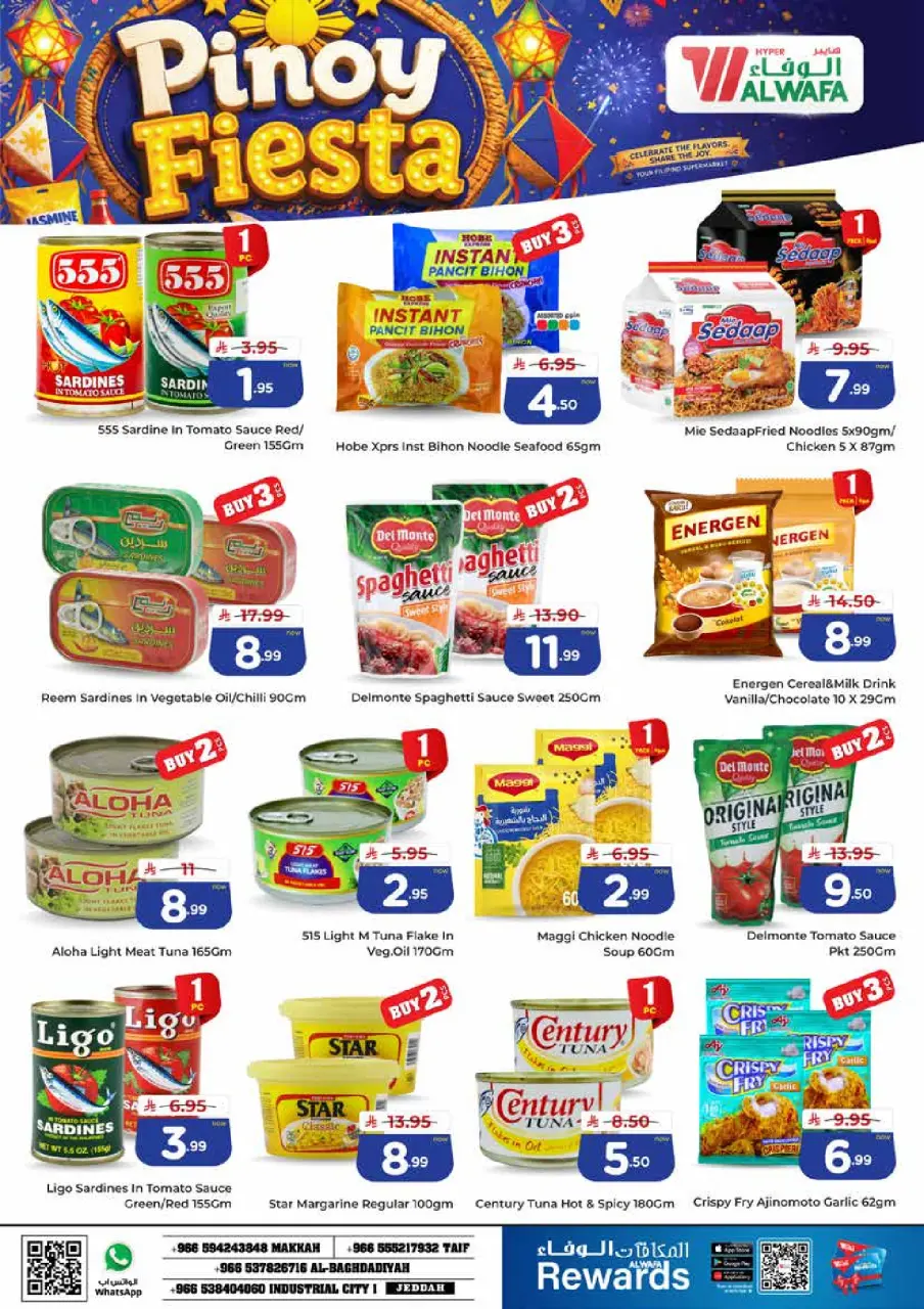 Ofertas de Hipermercado Al Wafa Makkah, Taif, Jeddah de 16 a 23 Rabiʻ I 1448 AH (30 agosto – 6 septiembre 2026) Festival Pinoy - Página 2