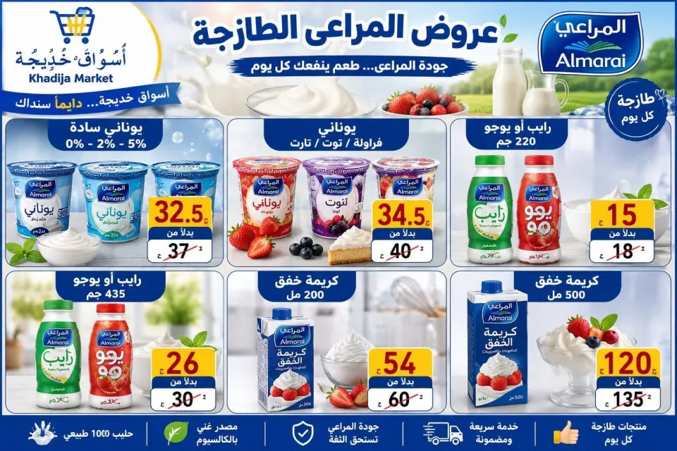 عروض أسواق خديجة من ٣ حتى ١١ سبتمبر ٢٠٢٦ عروض العودة إلى المدارس - صفحة 76