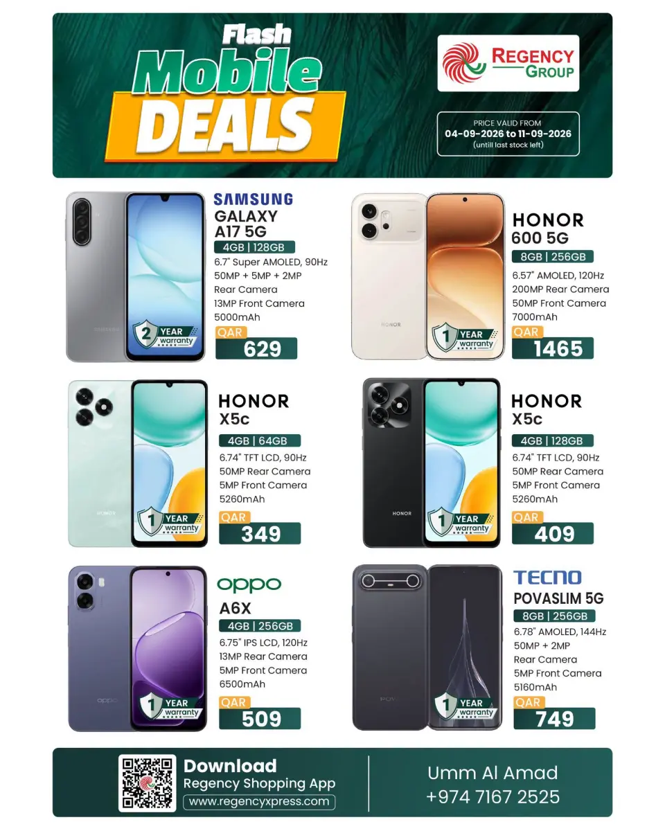 Regency Shopping Complex Qatar offers from 4 to 11 September 2026 Mobile Deals - Page 2