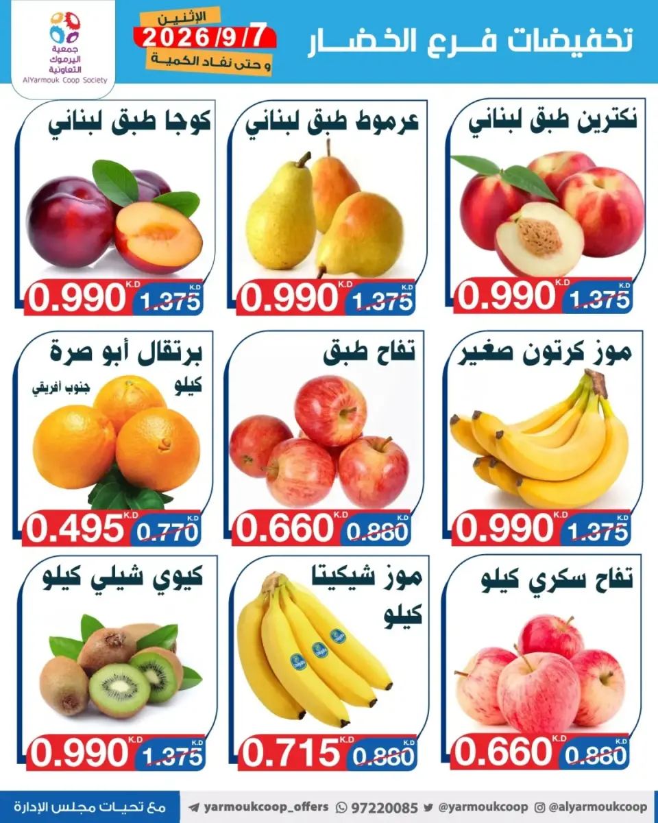Offres La coopérative Yarmouk seulement lundi 7 septembre 2026 Réductions sur les fruits et légumes - Page 4
